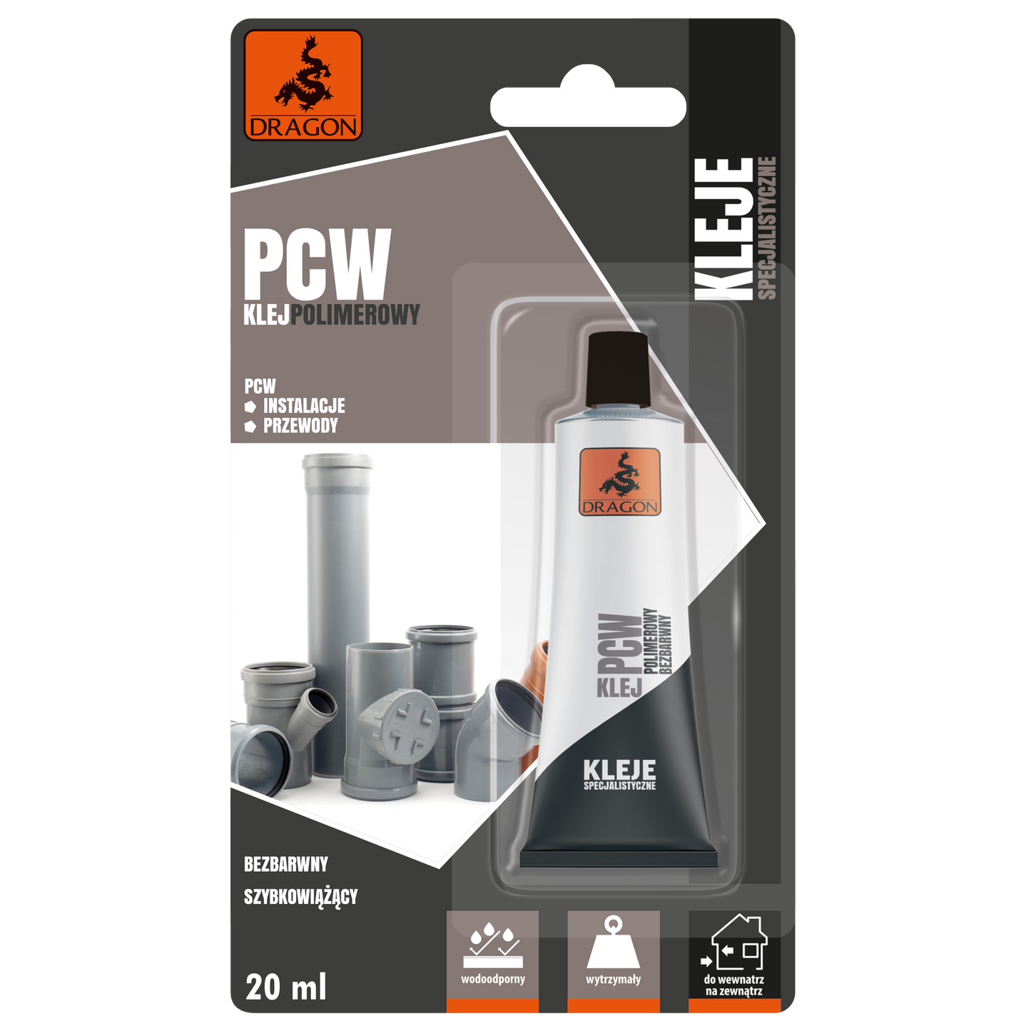 Klej do PCW (PCV) Dragon - 20 ml