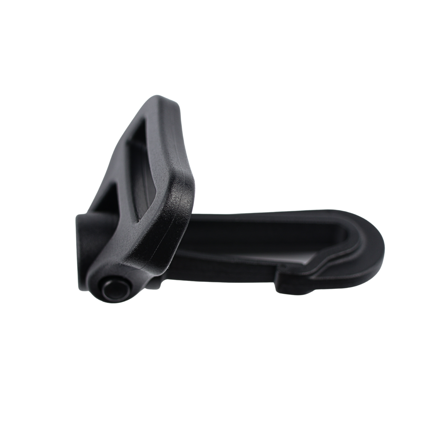 Karabińczyk plastikowy - 25 mm obrotowy czarny 1 szt.