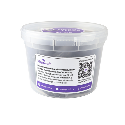 Foam Clay MageCraft - 300 g Czarny