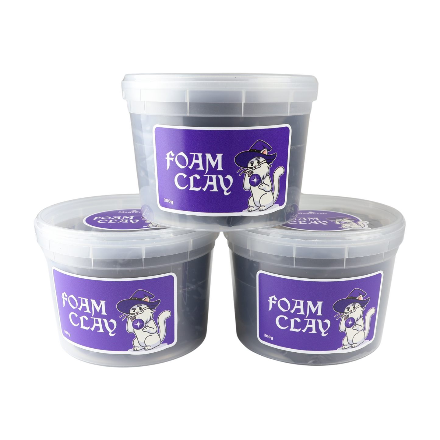 Foam Clay MageCraft - 300 g Czarny