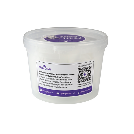 Foam Clay MageCraft - 300 g Biały