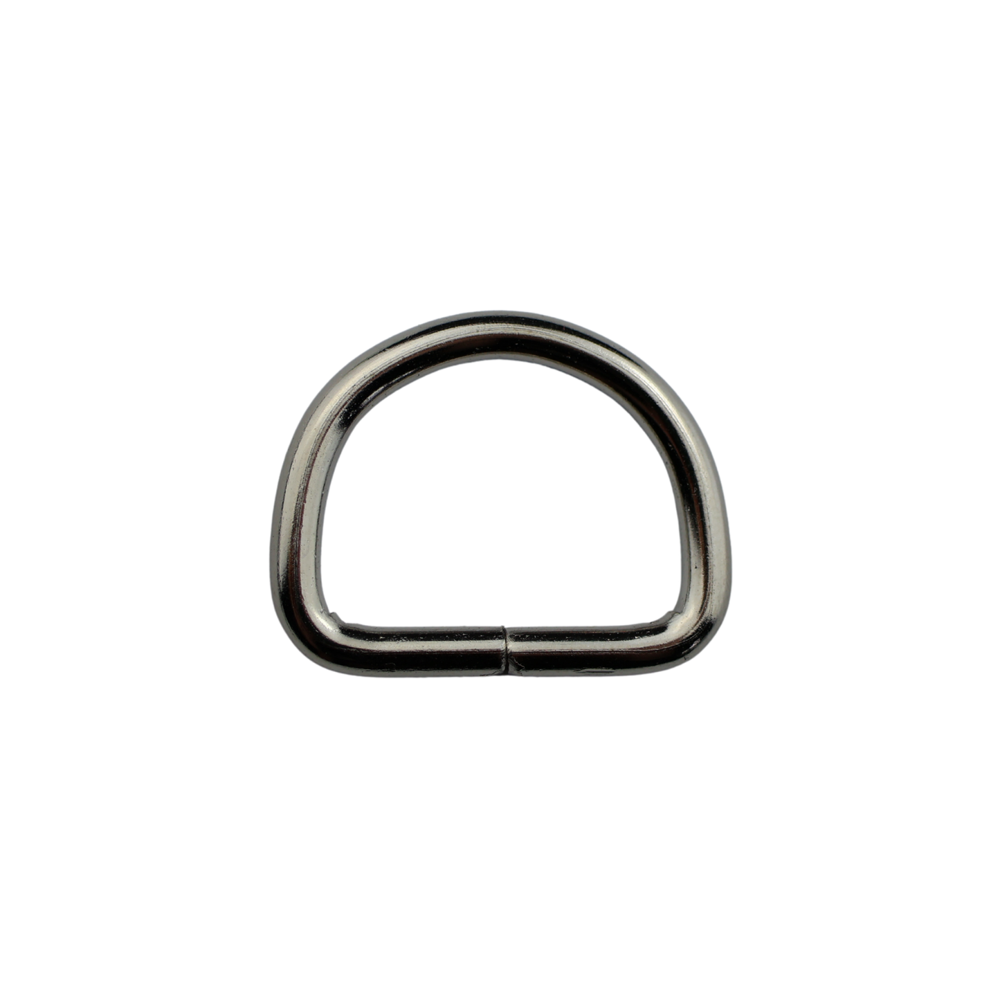 Półkole metalowe - 20/15/3 mm nikiel 1 szt.