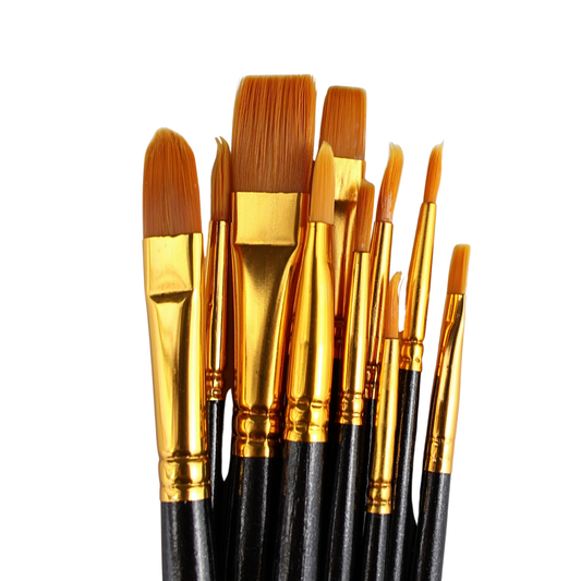 Pędzle nylonowe MageCraft - 10 szt.