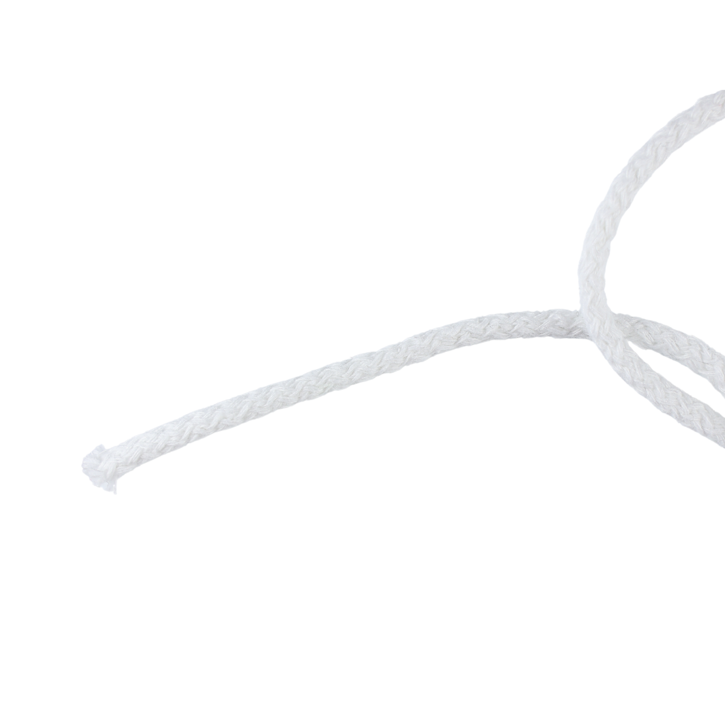 Sznurek - Bawełniany 5 mm/1 m biały