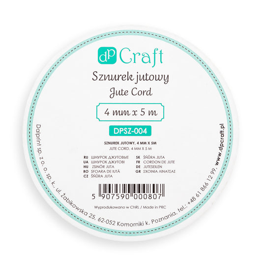 Sznurek jutowy DpCraft - 4 mm x 5 m