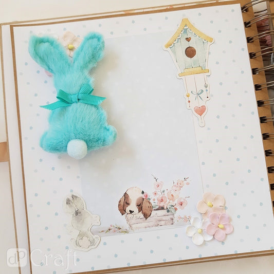 Rzepy samoprzylepne okrągłe DpCraft - Białe 69 szt.