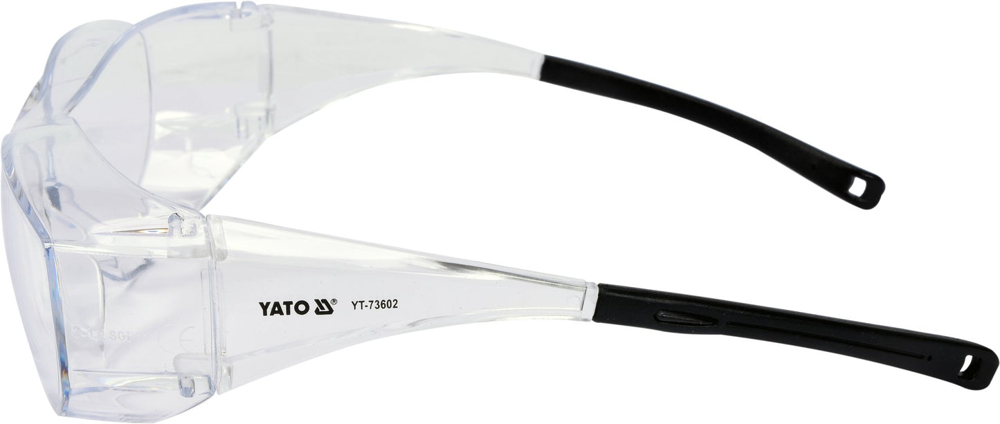 Okulary ochronne Yato - bezbarwne fit over