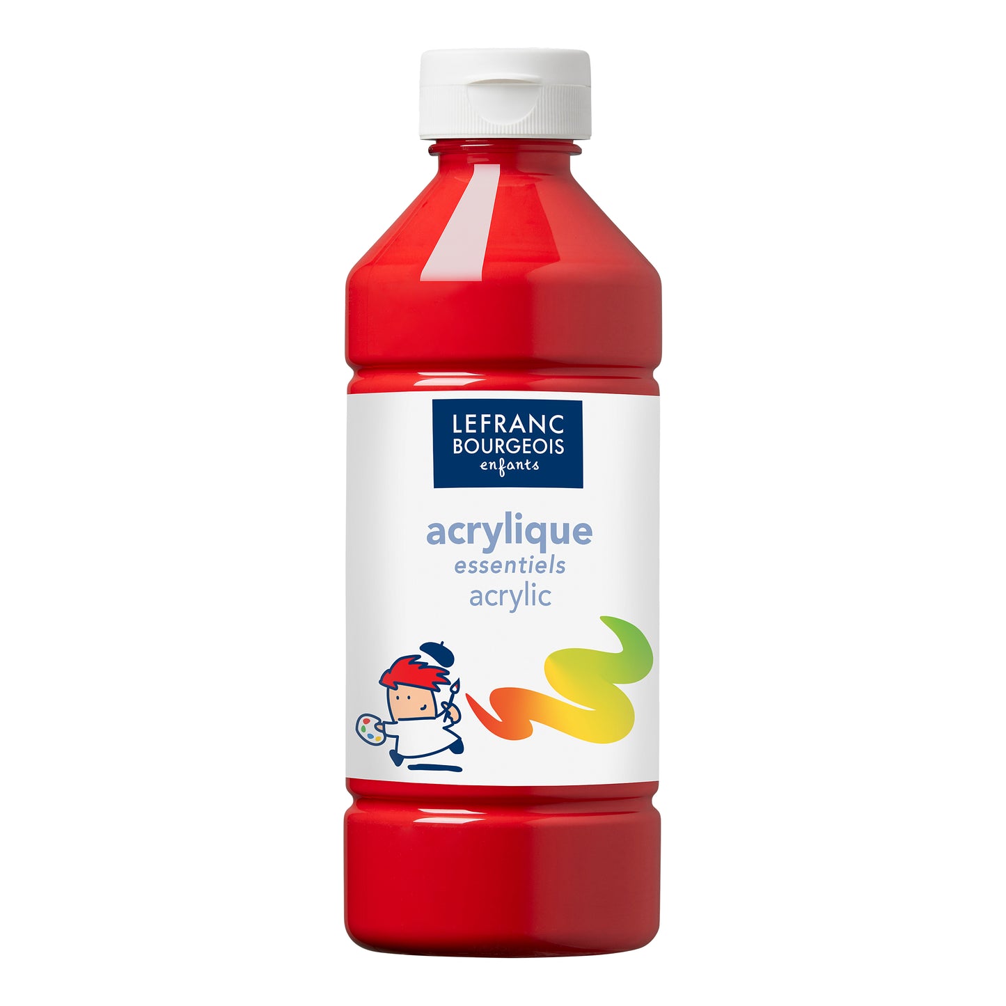 Farba akrylowa Lefranc Bourgeois - Czerwony 500 ml