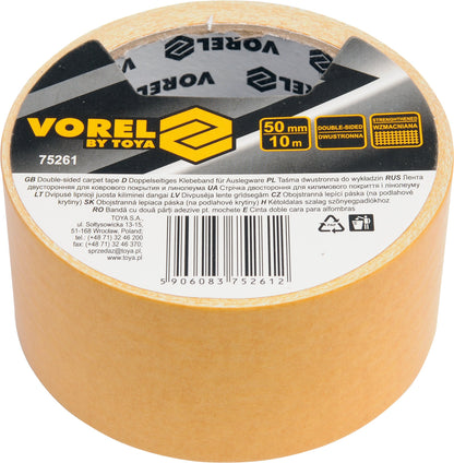 Taśma dwustronna Vorel - 50 mm x 10 m