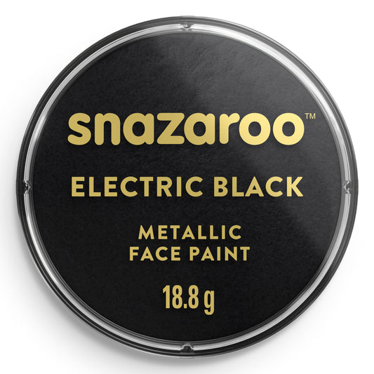 Farba do ciała i twarzy Snazaroo Metaliczna - Czarny 18 ml