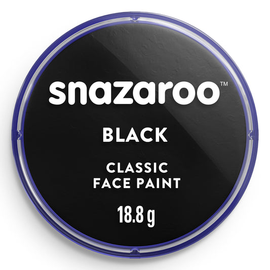 Farba do ciała i twarzy Snazaroo - Czarny 18 ml