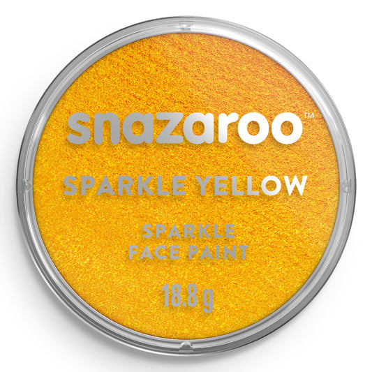 Farba do ciała i twarzy Snazaroo Błyszcząca - Żółty 18 ml