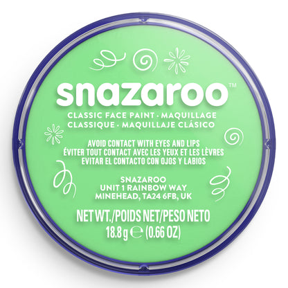 Farba do ciała i twarzy Snazaroo - Blady zielony 18 ml