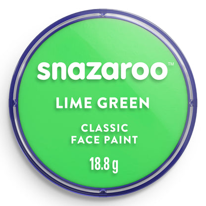 Farba do ciała i twarzy Snazaroo - Limonkowy zielony 18 ml