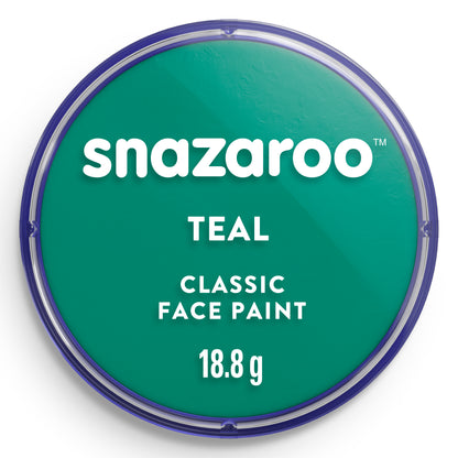 Farba do ciała i twarzy Snazaroo - Zielononiebieski 18 ml