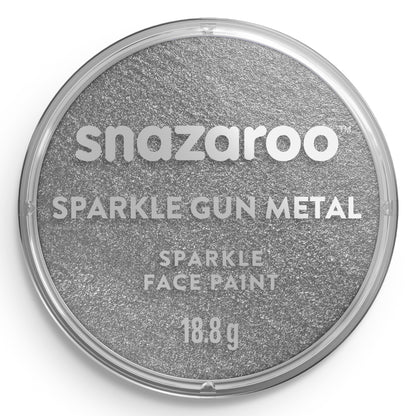 Farba do ciała i twarzy Snazaroo Błyszcząca - Metaliczny Antracyt 18 ml