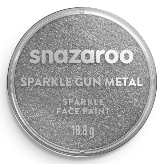 Farba do ciała i twarzy Snazaroo Błyszcząca - Metaliczny Antracyt 18 ml