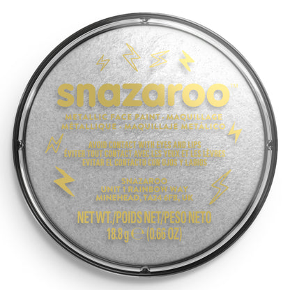 Farba do ciała i twarzy Snazaroo Metaliczna - Srebrny 18 ml