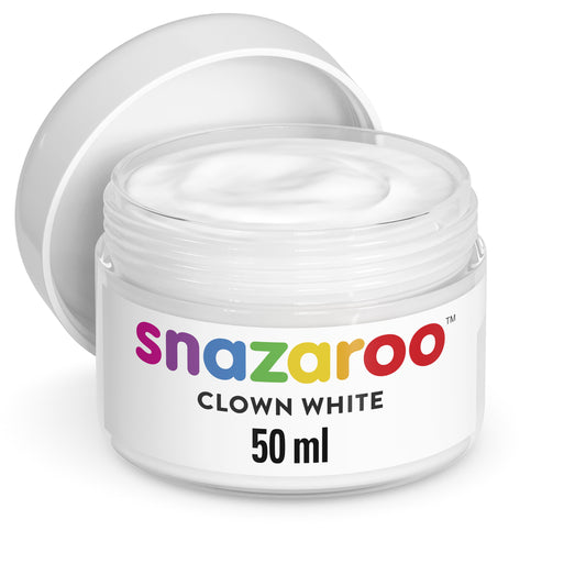Farba do ciała i twarzy Snazaroo - Clown white 50 ml