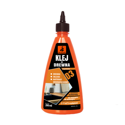 Klej do drewna Dragon - 200 ml (wikolowy)