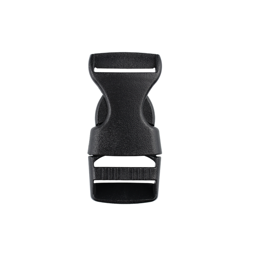 Klamra plastikowa - 20x51 mm czarna 1 szt.