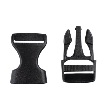 Klamra plastikowa - 20x51 mm czarna 1 szt.