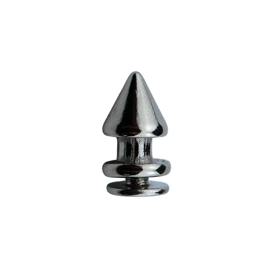 Ćwieki stożki metalowe - 8/12 mm nikiel 1 szt.