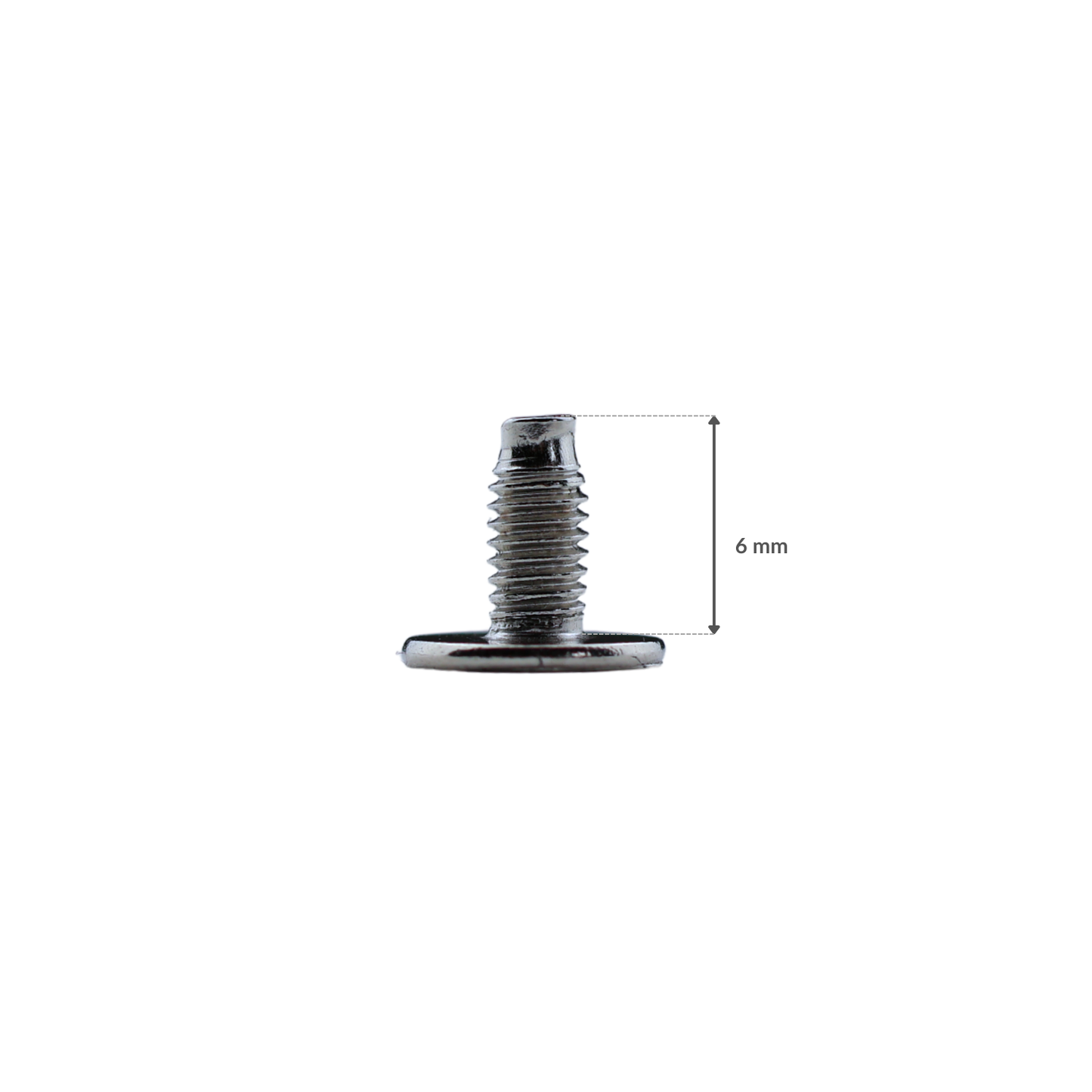 Ćwieki stożki metalowe - 8/12 mm nikiel 1 szt.