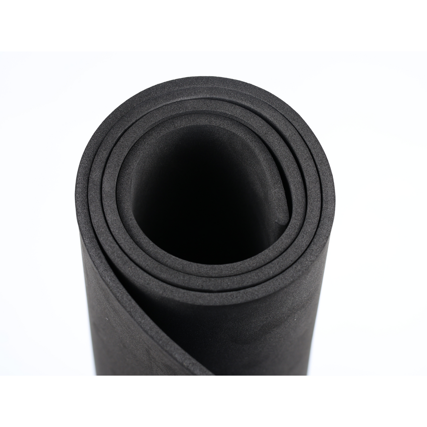 EVA foam 65 kg/m3, 3 mm black - 50x50 cm
