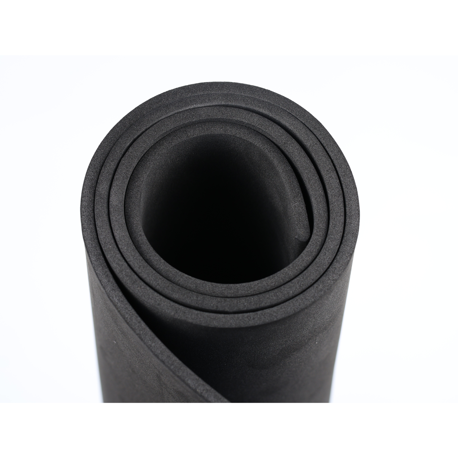 EVA foam 65 kg/m3, 3 mm black - 50x50 cm