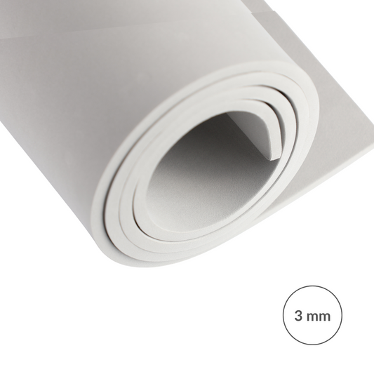 Pianka EVA 100 kg/m3 (CF100) 3 mm szara - 50x50 cm