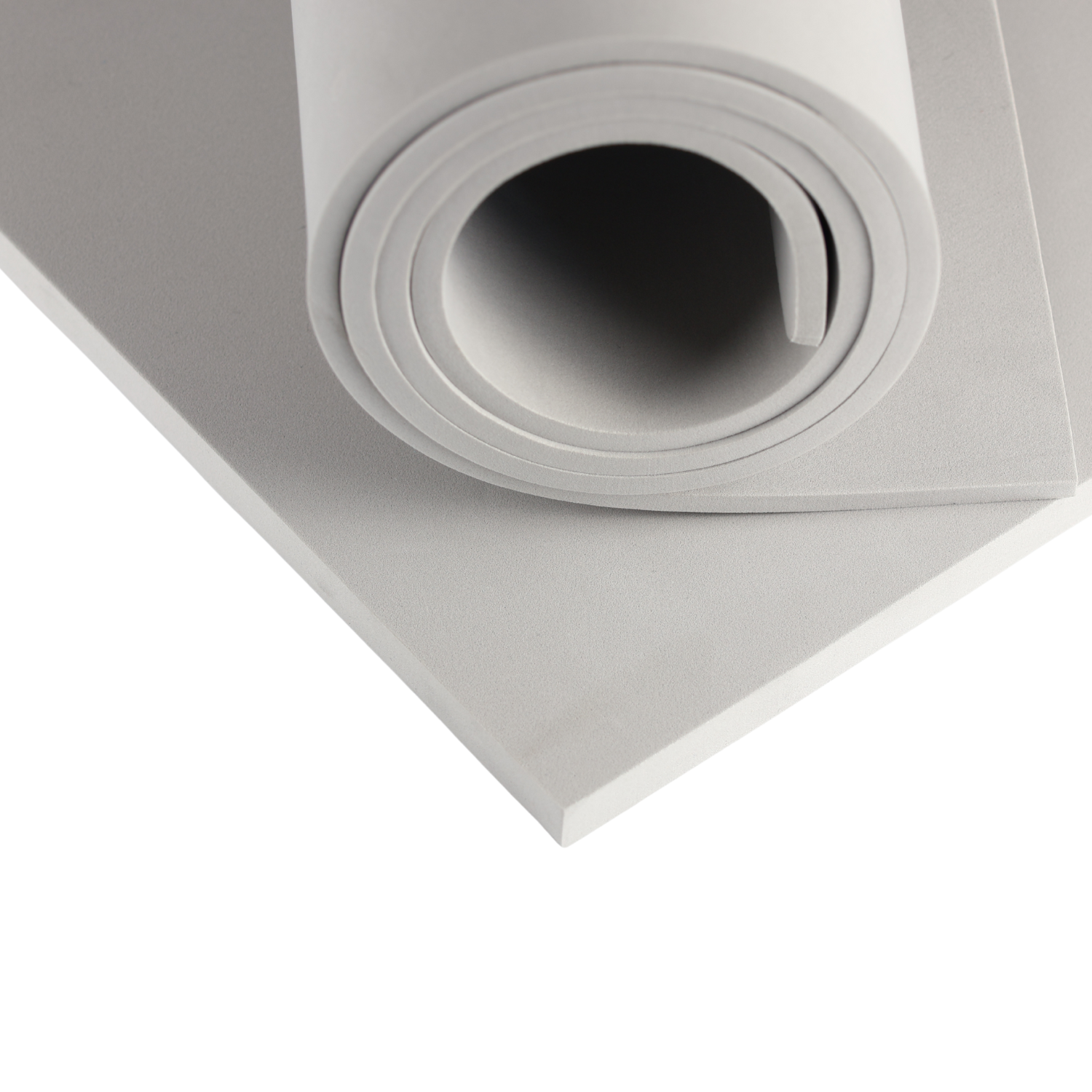 EVA foam 100 kg/m3, high density, 2 mm grey - 100x50 cm