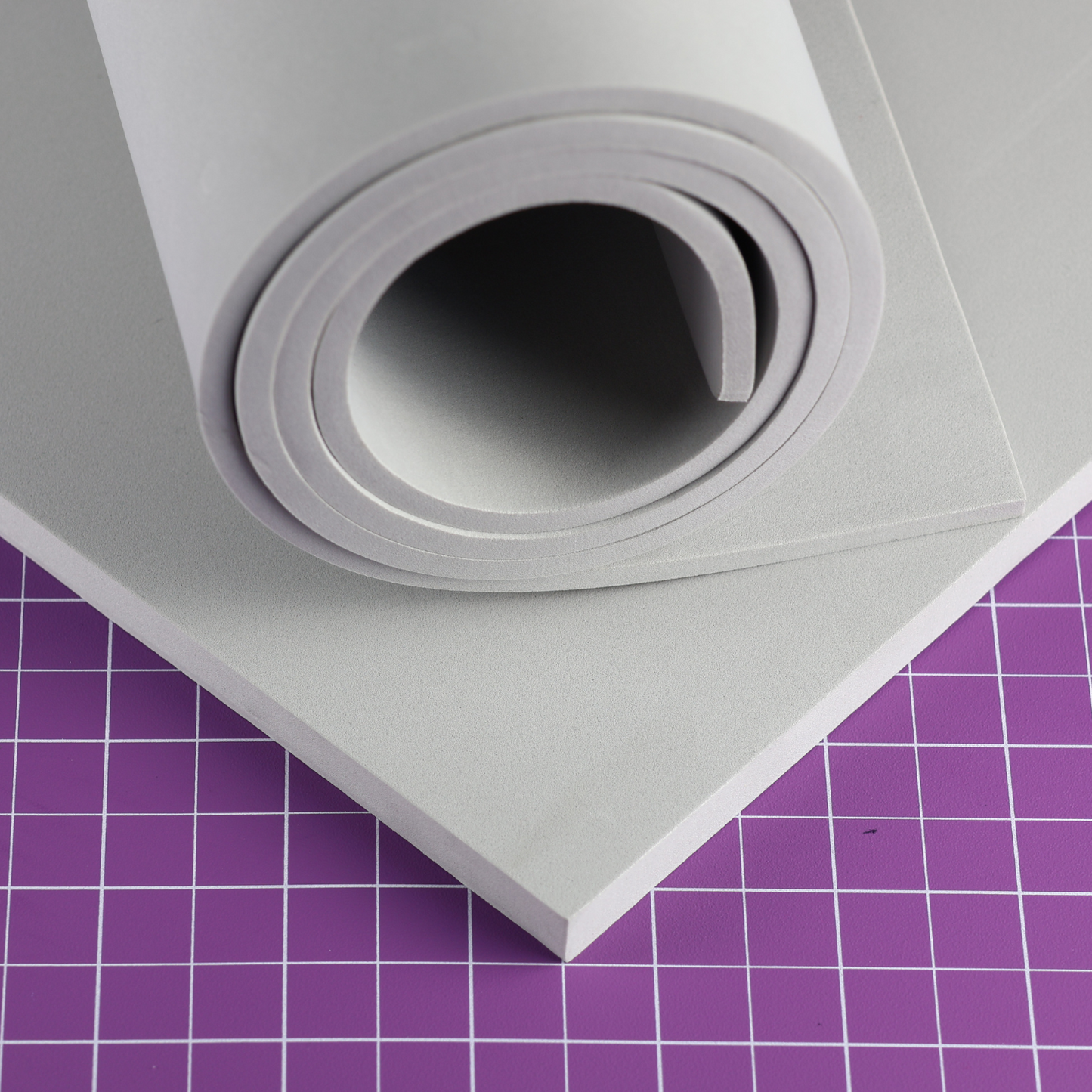 EVA foam 100 kg/m3, high density, 2 mm grey - 100x50 cm