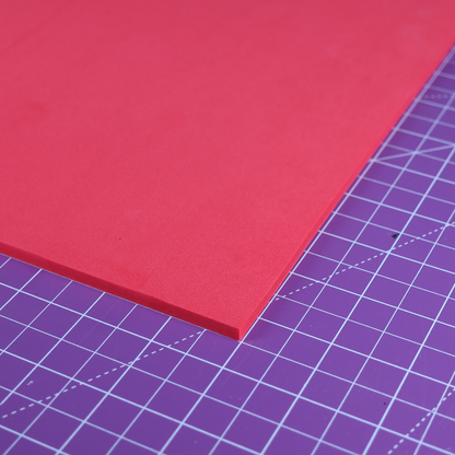 Pianka EVA 65 kg/m3 (CF65) 2 mm czerwona - 100x50 cm