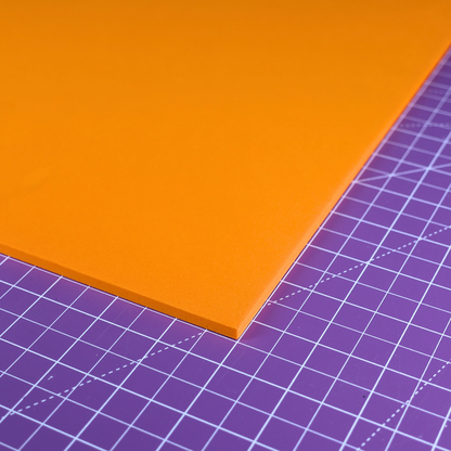 Pianka EVA 65 kg/m3 (CF65) 2 mm pomarańczowa - 100x50 cm