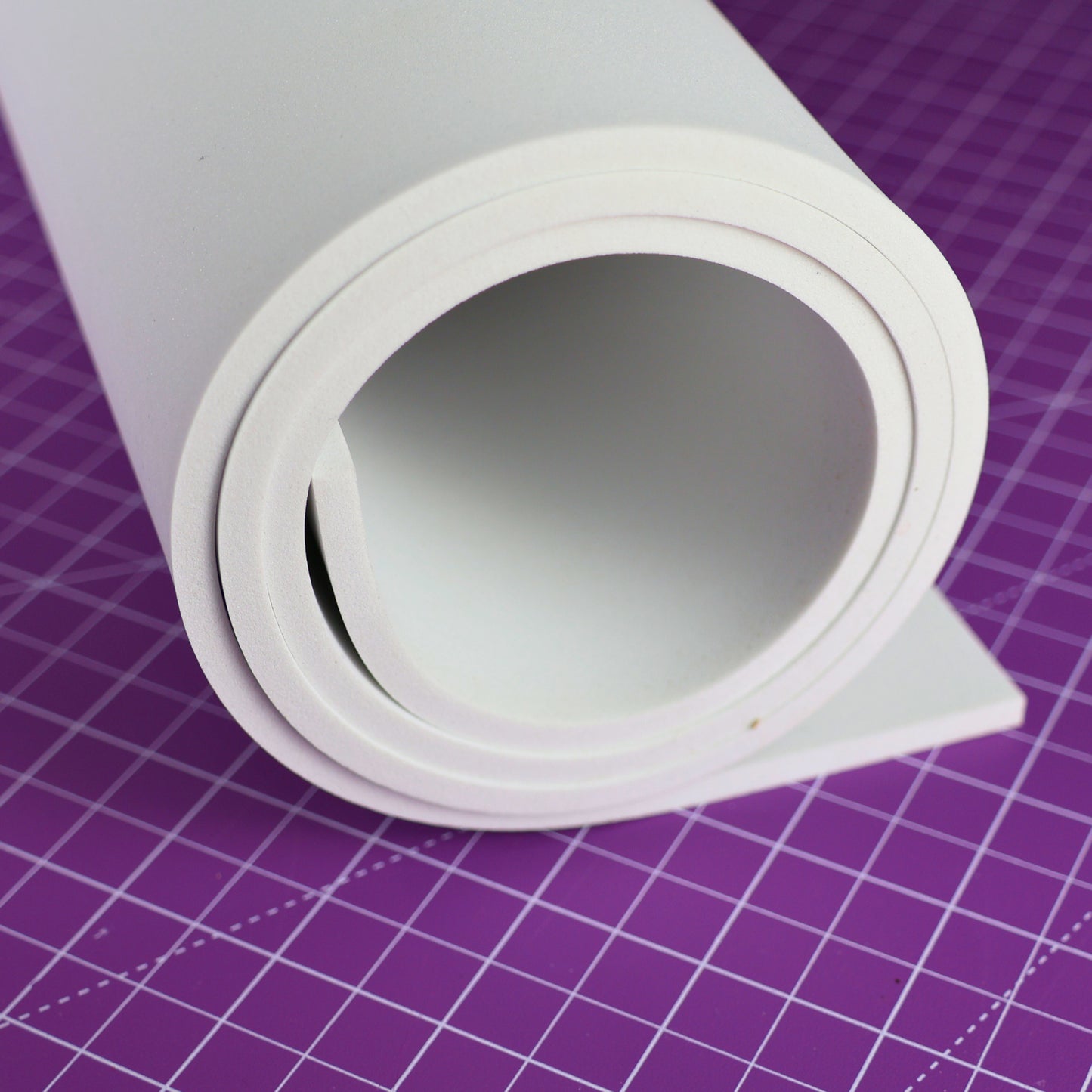 EVA foam 65 kg/m3, 2 mm white - 100x50 cm