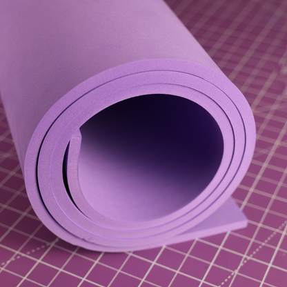 Pianka EVA 65 kg/m3 (CF65) 2 mm fioletowa - 100x50 cm