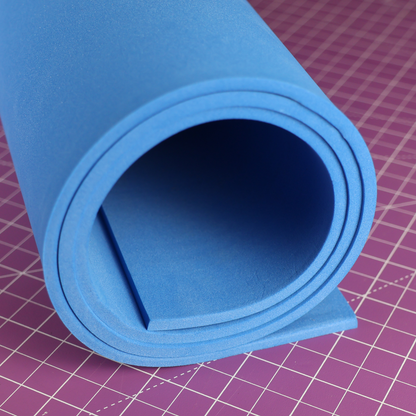 Pianka EVA 65 kg/m3 (CF65) 2 mm niebieska - 100x50 cm