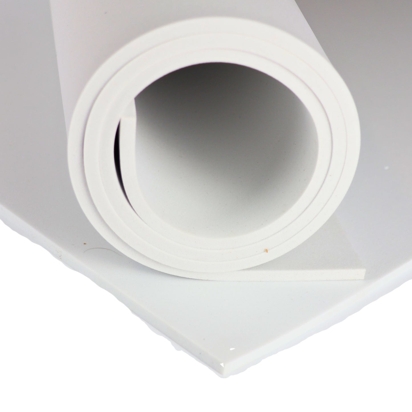 EVA foam 65 kg/m3, 2 mm white - 100x50 cm