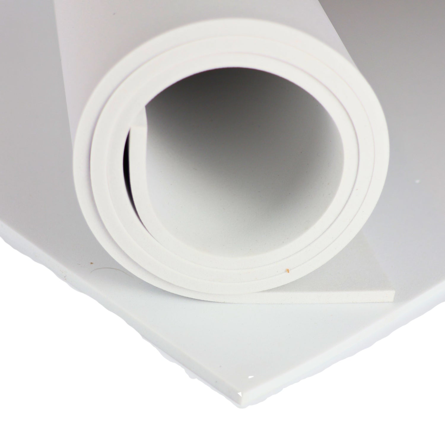 EVA foam 65 kg/m3, 2 mm white - 100x50 cm