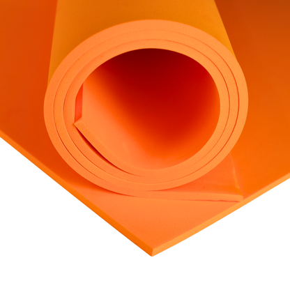 Pianka EVA 65 kg/m3 (CF65) 2 mm pomarańczowa - 100x50 cm