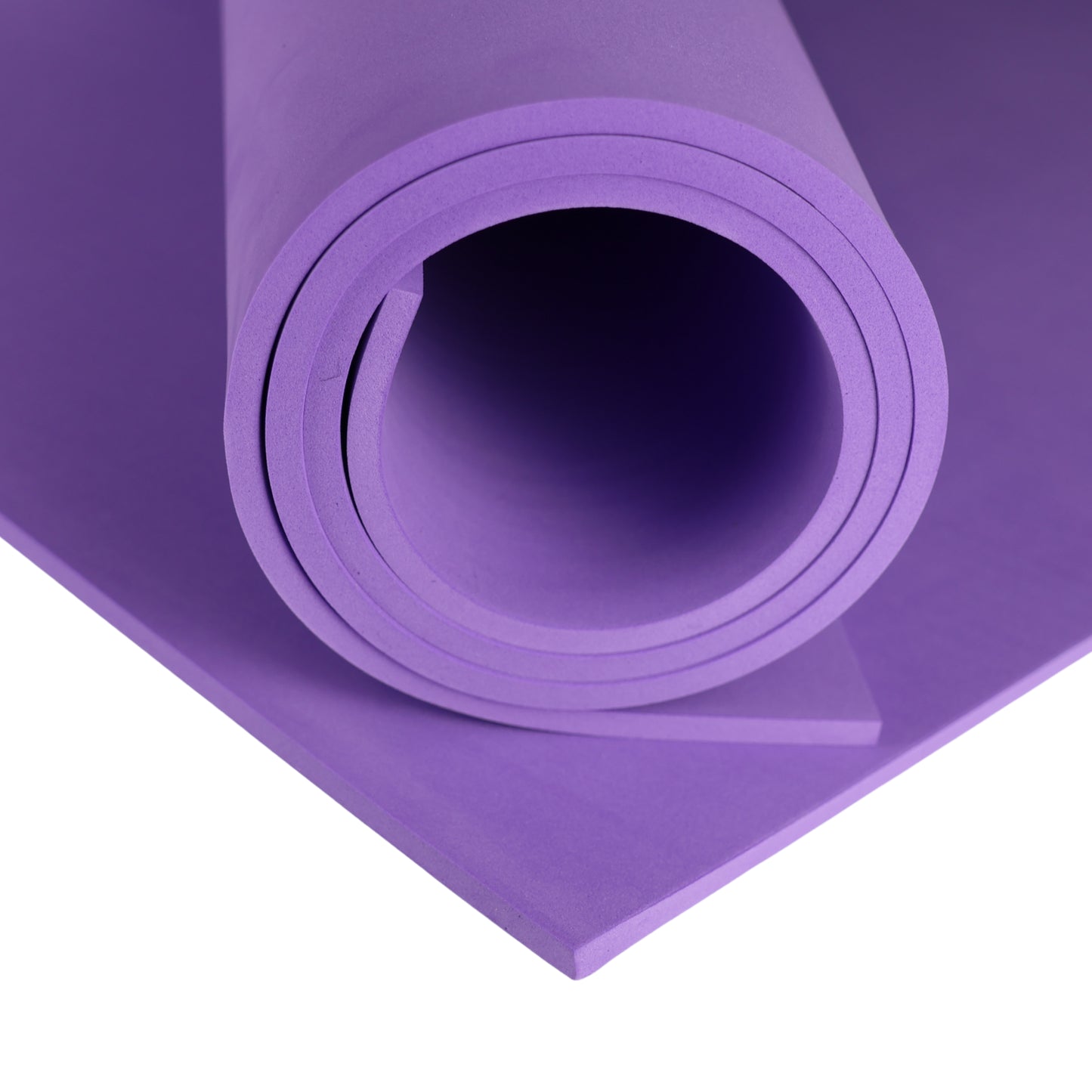 EVA foam 65 kg/m3, 2 mm purple - 50x50 cm