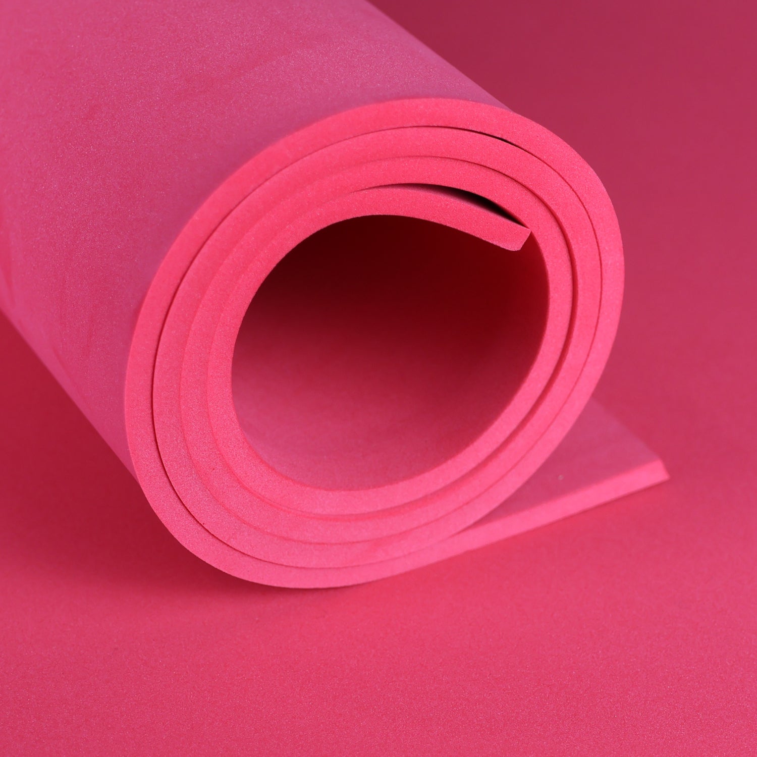 EVA foam 65 kg/m3, 2 mm red - 100x50 cm