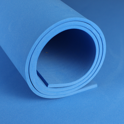 Pianka EVA 65 kg/m3 (CF65) 2 mm niebieska - 100x50 cm