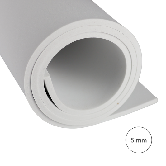 Pianka EVA 65 kg/m3 (CF65) 5 mm biała - 50x50 cm