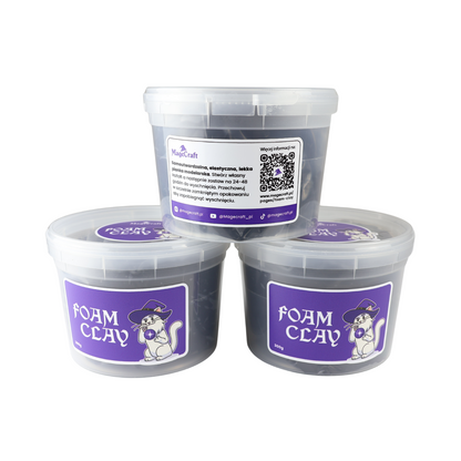 Foam Clay MageCraft - 300 g Czarny