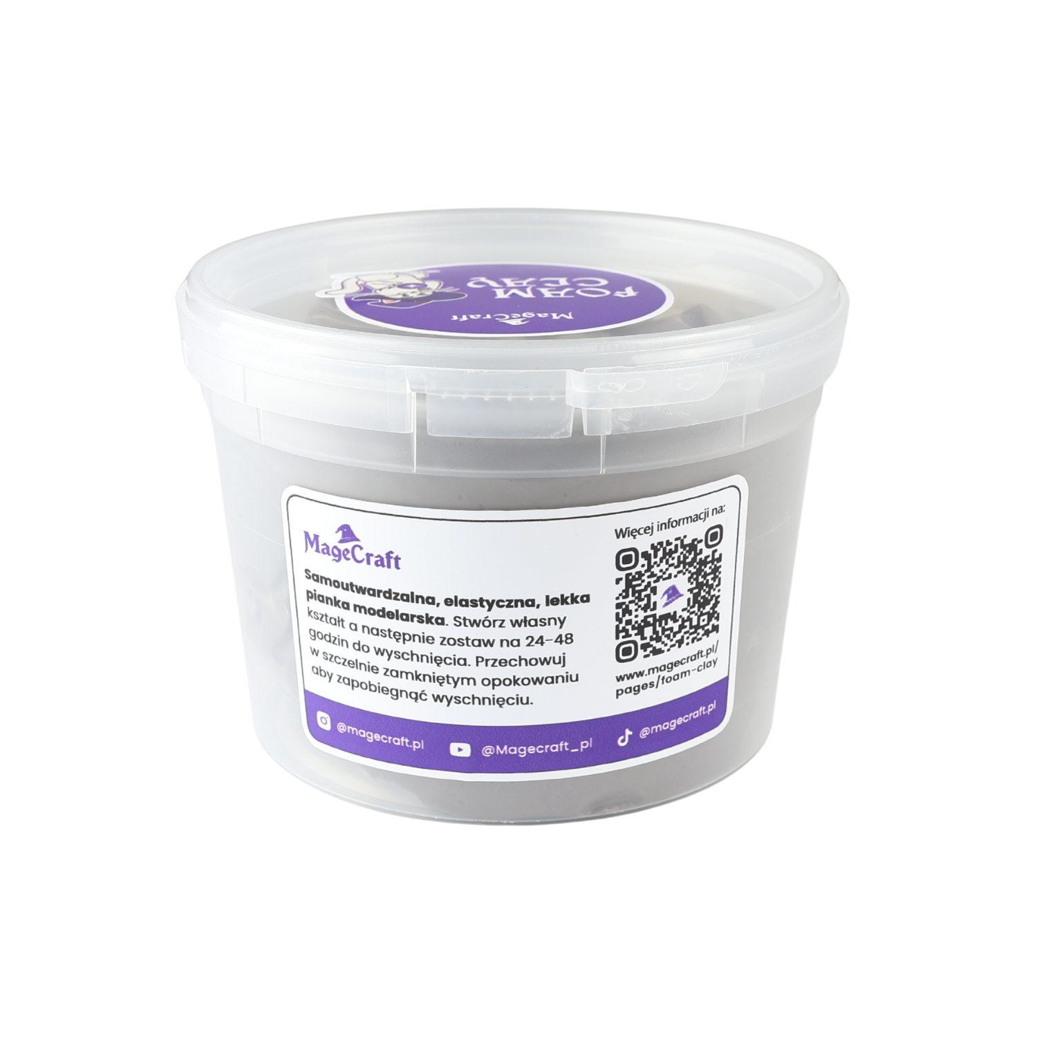 Foam Clay MageCraft - 300 g Grey