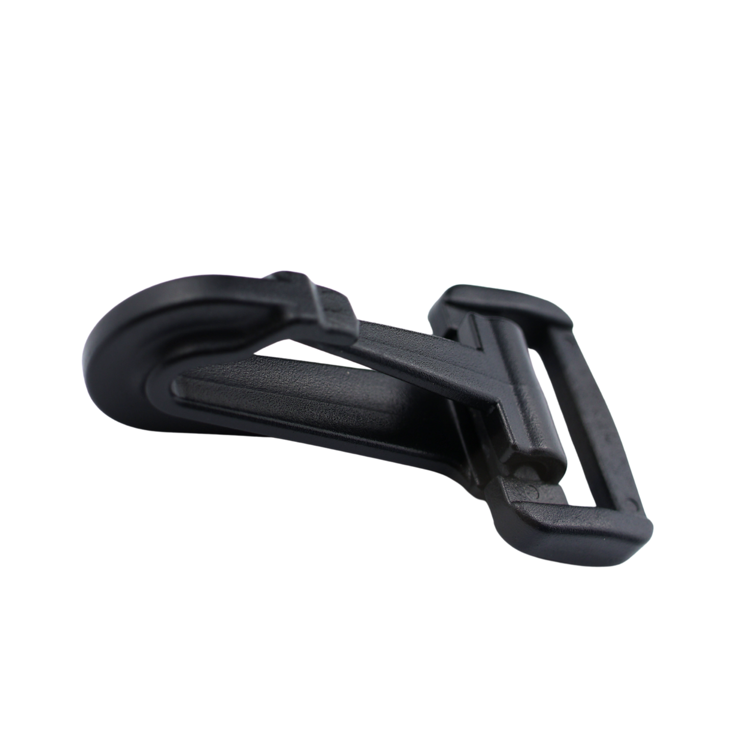 Karabińczyk plastikowy - 25 mm czarny 1 szt.