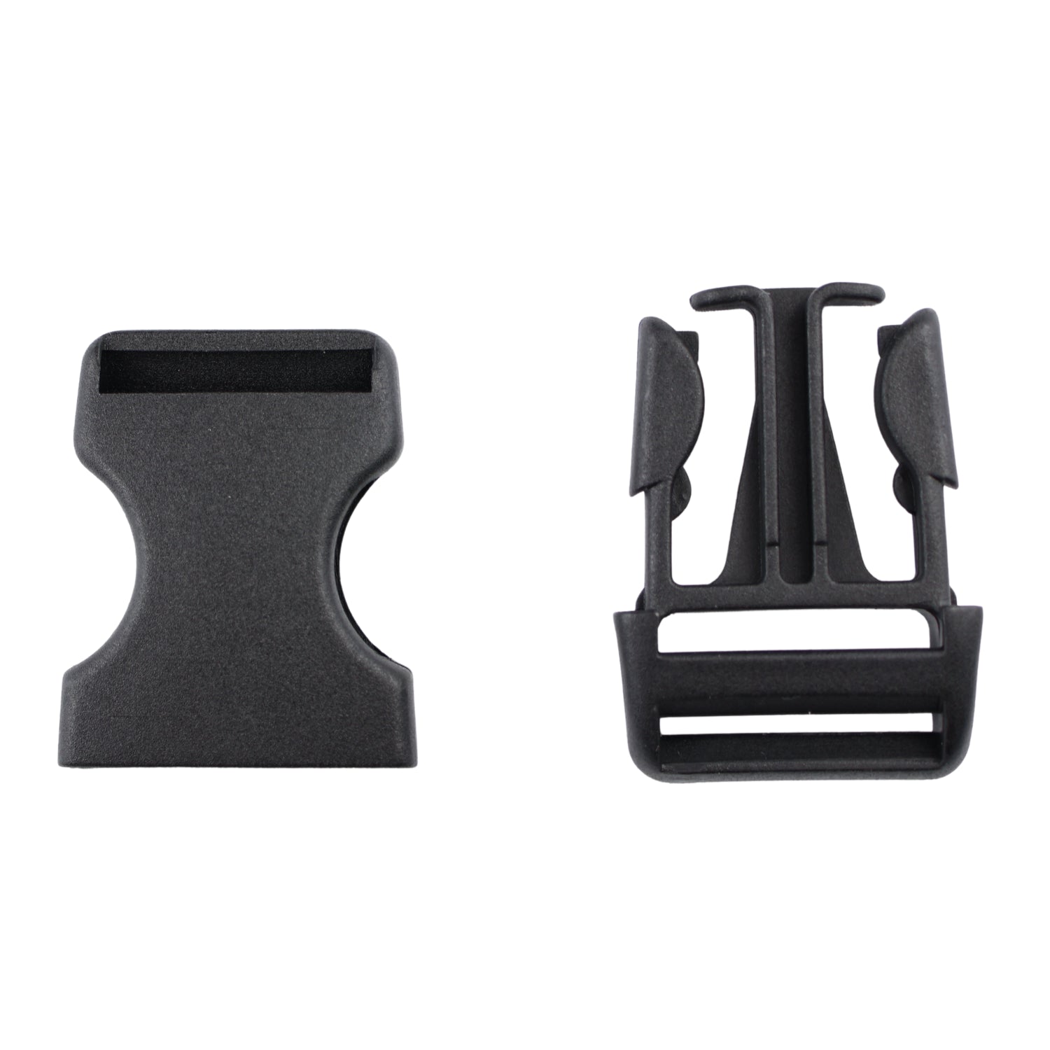 Plastic buckle - 20x46 mm black 1 pc.