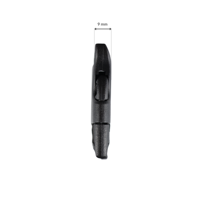 Klamra plastikowa - 20x51 mm czarna 1 szt.